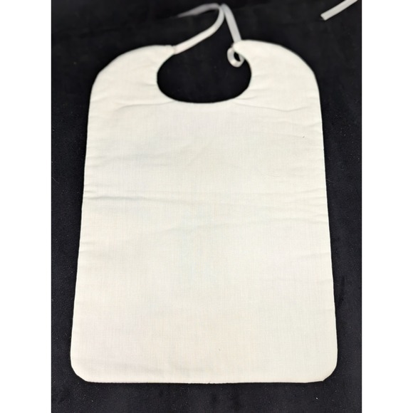 Lot of 4 Vintage Precious Moments Homemade Baby Bib Fabric Pastels Angels Babies - Picture 3 of 13